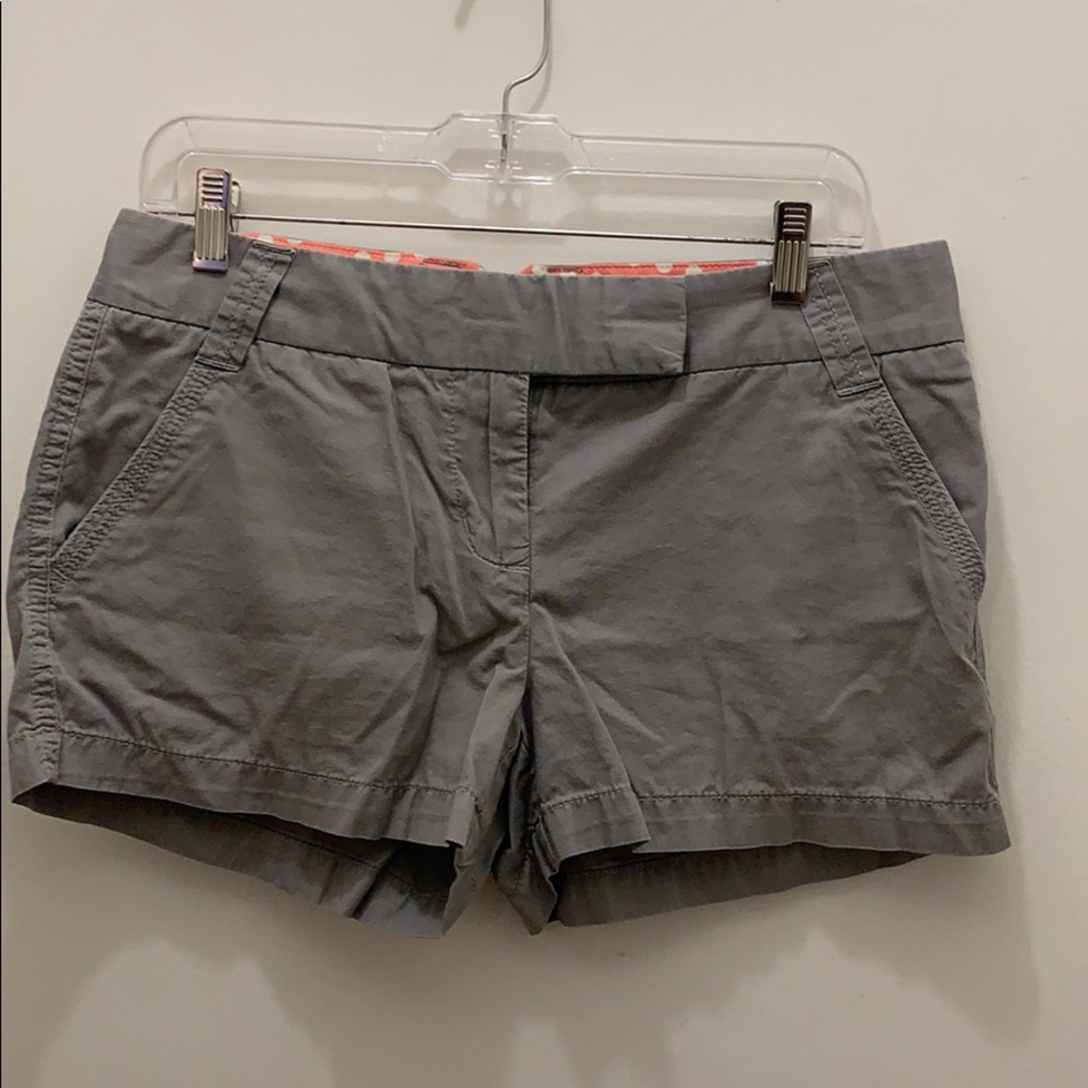 J. Crew Factory grey chino 3" shorts
